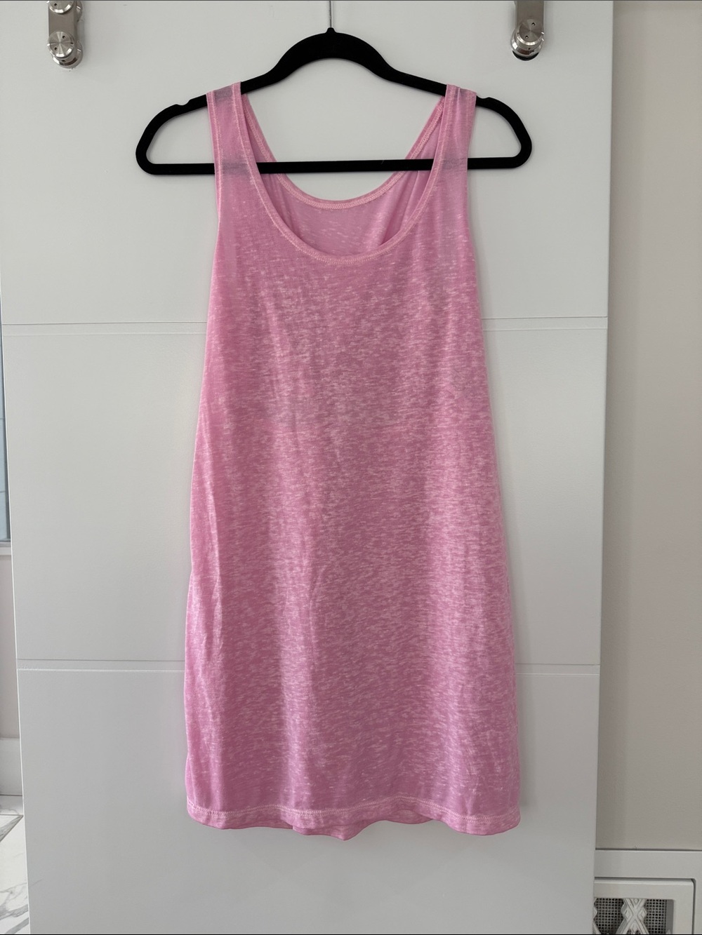 BECCA Pink Sleeveless Swim Coverup Tank